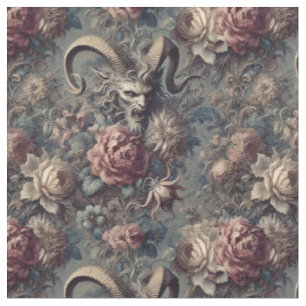 Tissu Baroque la Bête - Carrelage classique gothique vic