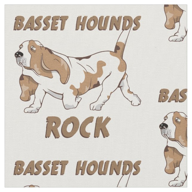 Tissu Basset hound (Fermer)