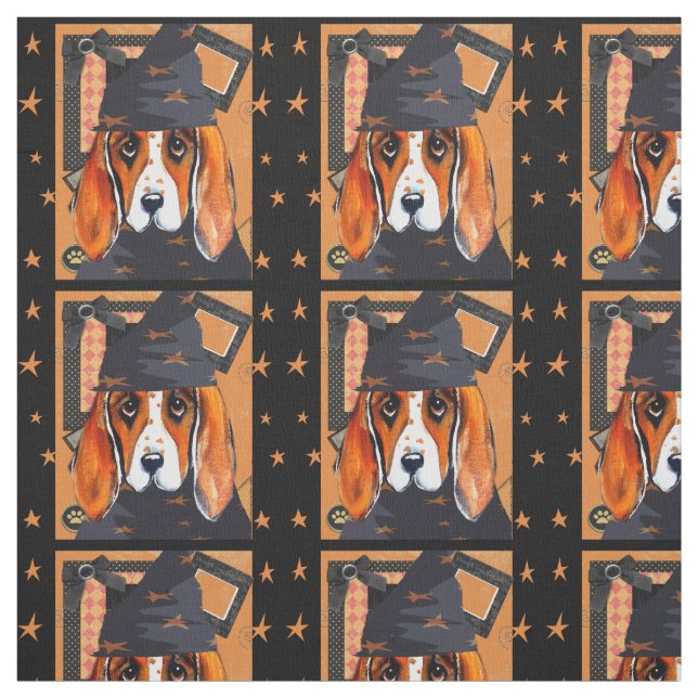 Tissu Basset Hound (Échantillon)