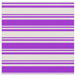 Tissu Bbeige et Violet foncé