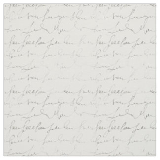 Tissu Beau manuscrit vintage