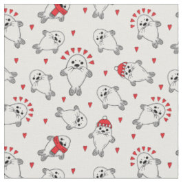 Tissu Bébé adorable Seal Pups animal modèle
