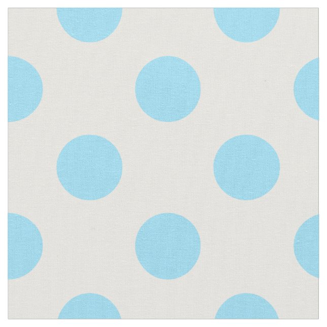 Tissu Bébé pois bleu (Fermer)