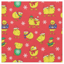 Tissu Bébés de Noël mignons Fêtes rouges Fêtes
