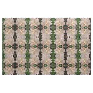 Tissu Bégonie blanche Fleur Motif Floral