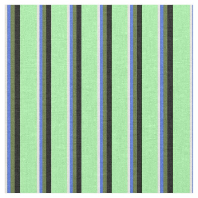 Tissu Beige, Bleu Royal, Vert Olive foncé, Noir & Vert (Fermer)