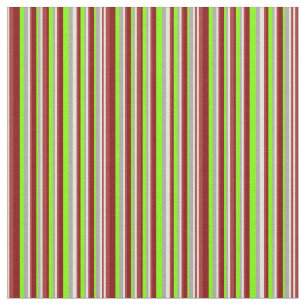 Tissu Beige, Brown, Maroon, Chartreuse & gris foncé