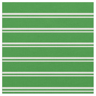 Tissu Beige & Forêt Grandes Tons Vert