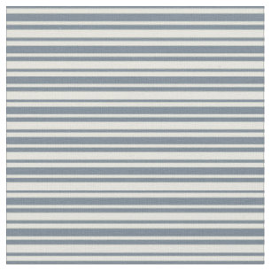Tissu Beige & Gris Ardoise Couleur Linu/Motif rayé