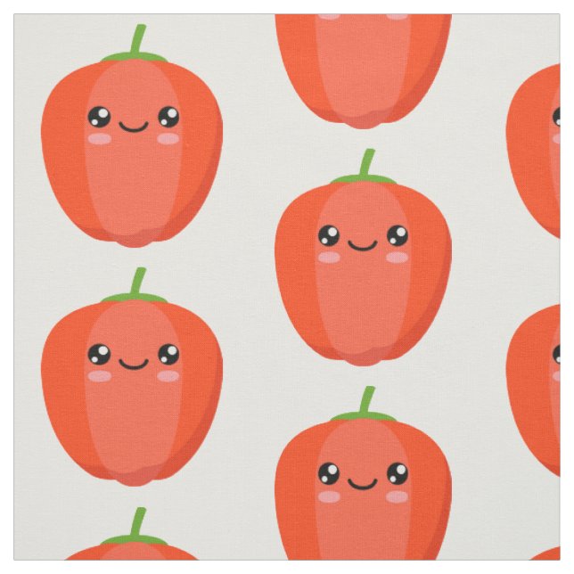 Tissu Bell Pepper Red (Échantillon)