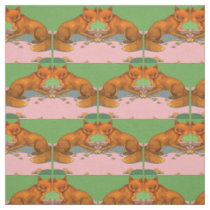 Tissu belle copie de renard
