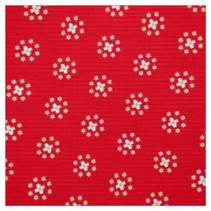 Tissu Belle étoffe avec un fan suisse de Edelweiss
