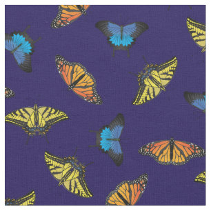 Tissu Belle papillon réaliste