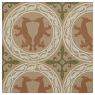 Tissu Bêtes byzantines