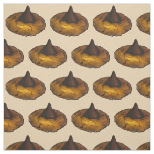 Tissu Beurre d'arachide Blossom Chocolat Cuisine de bisc