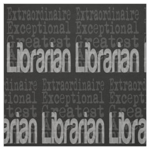 Tissu Bibliothécaire Extraordinaire