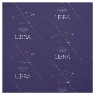 Tissu Bibliothèque de constellation zodiaque