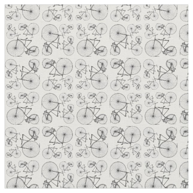 Tissu Bicyclettes anciennes Imprimer Motif PERSONNALISÉ  (Fermer)