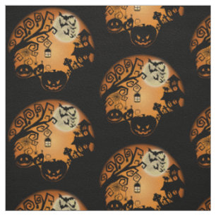 Tissu Bienvenue À La Nightmare Halloween Citrouille Grap