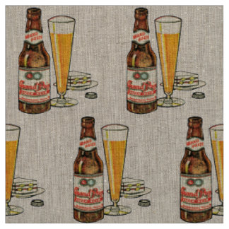 Tissu Bière blonde professionnelle grande