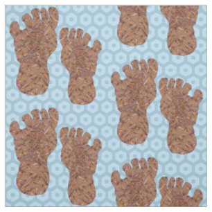 Tissu Bigfoot Sasquatch Track Crypto Fournitures artisan