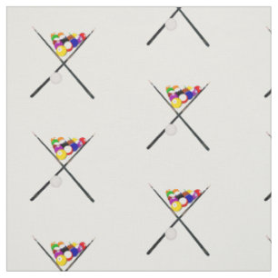 Tissu Billard et billes de piscine