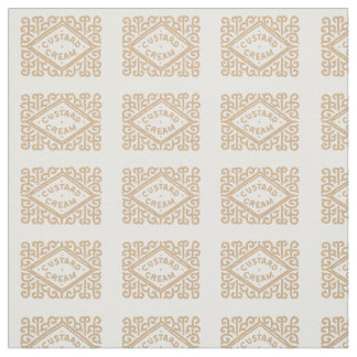 Tissu Biscuit crème de crème anglaise