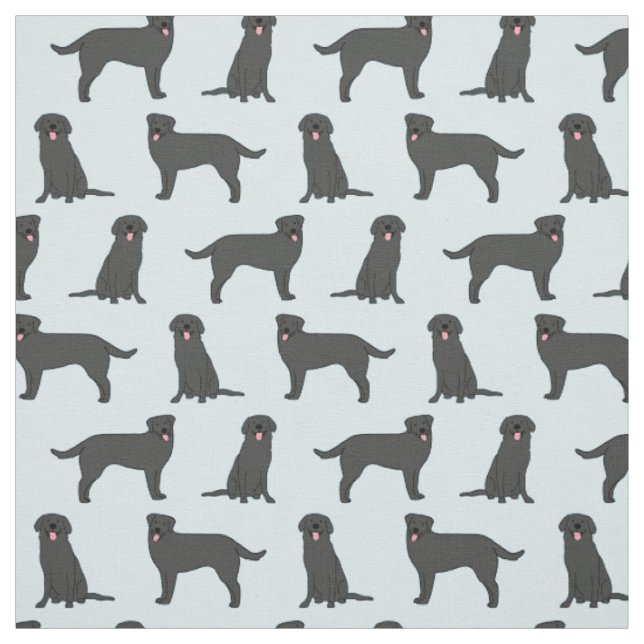 Tissu Black Lab Labrador Retriever (Échantillon)
