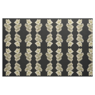 Tissu Blanc Gladiola Abstrait Motif Fabric