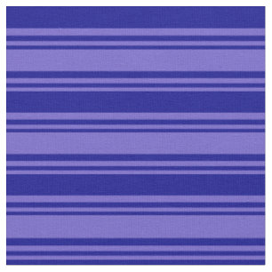 Tissu Bleu ardoise et Bleu foncé Rayures/Lignes Motif