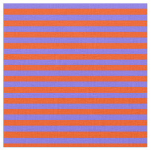 Tissu Bleu ardoise rouge et moyen Motif rayé/à liner