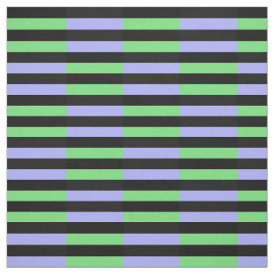 Tissu Bleu bébé clair, vert clair, point noir minuit