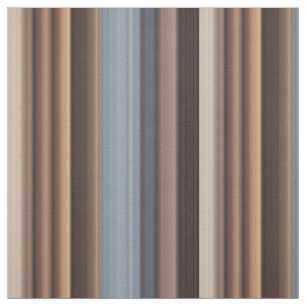 Tissu Bleu Brown Large bande de dégradé Motif moderne