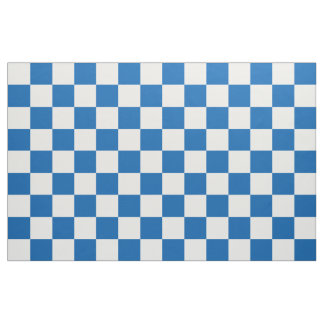 Tissu Bleu Checkered