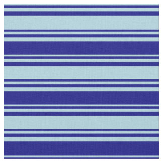 Tissu Bleu clair et Bleu Motif de rayures