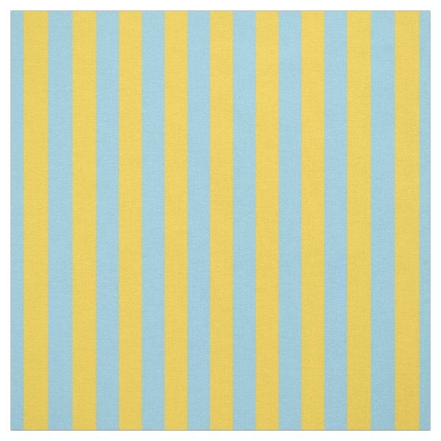 Tissu Bleu clair moutarde jaune (Échantillon)