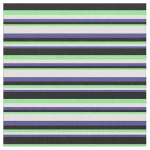Tissu Bleu d'ardoise foncée, Cyan clair, Vert clair et N