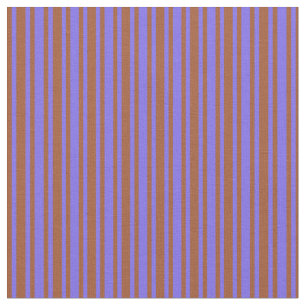 Tissu Bleu d'ardoise moyenne et rayures de Sienne