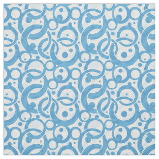 Tissu bleu de bulle
