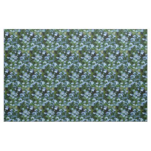 Tissu bleu de myosotis des marais