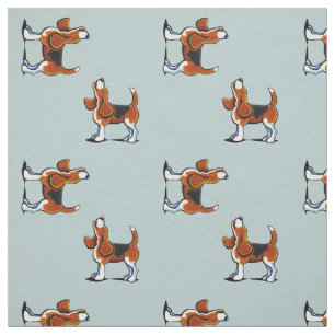 Tissu Bleu de pierre de baie de beagle