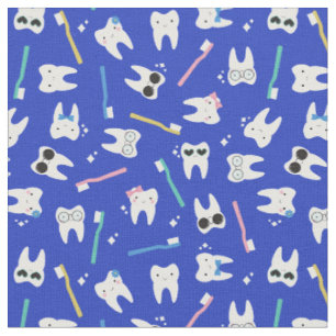 Tissu Bleu dentaire pédiatrique Bleu pour les dents de