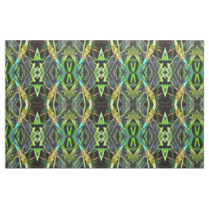 Tissu Bleu Dragonfly Shimmering Wings Peinture