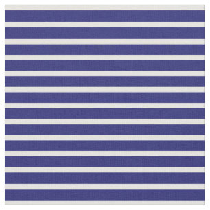 Tissu Bleu et blanc de minuit