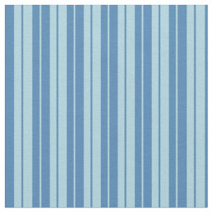 Tissu Bleu et Bleu clair Motif des rayures
