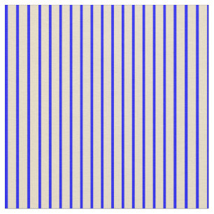 Tissu Bleu et Tan