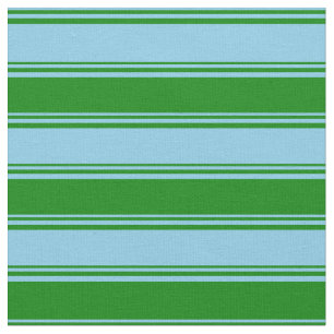 Tissu Bleu et vert ciel