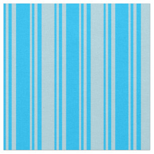 Tissu Bleu foncé et Bleu clair rayures
