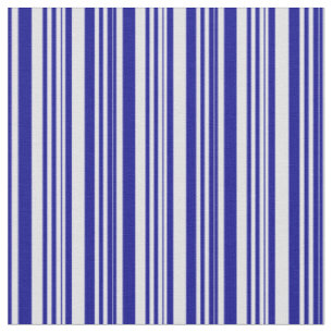 Tissu Bleu foncé & Lavande Motif des rayures