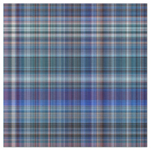 Tissu Bleu Madras Plaid Stripes Imprimer Motif